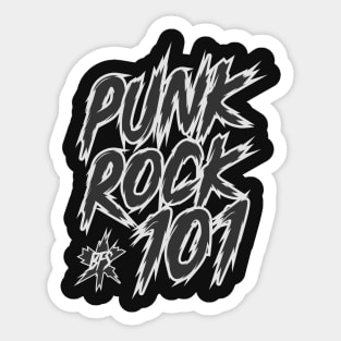 Punk Rock 101 Sticker